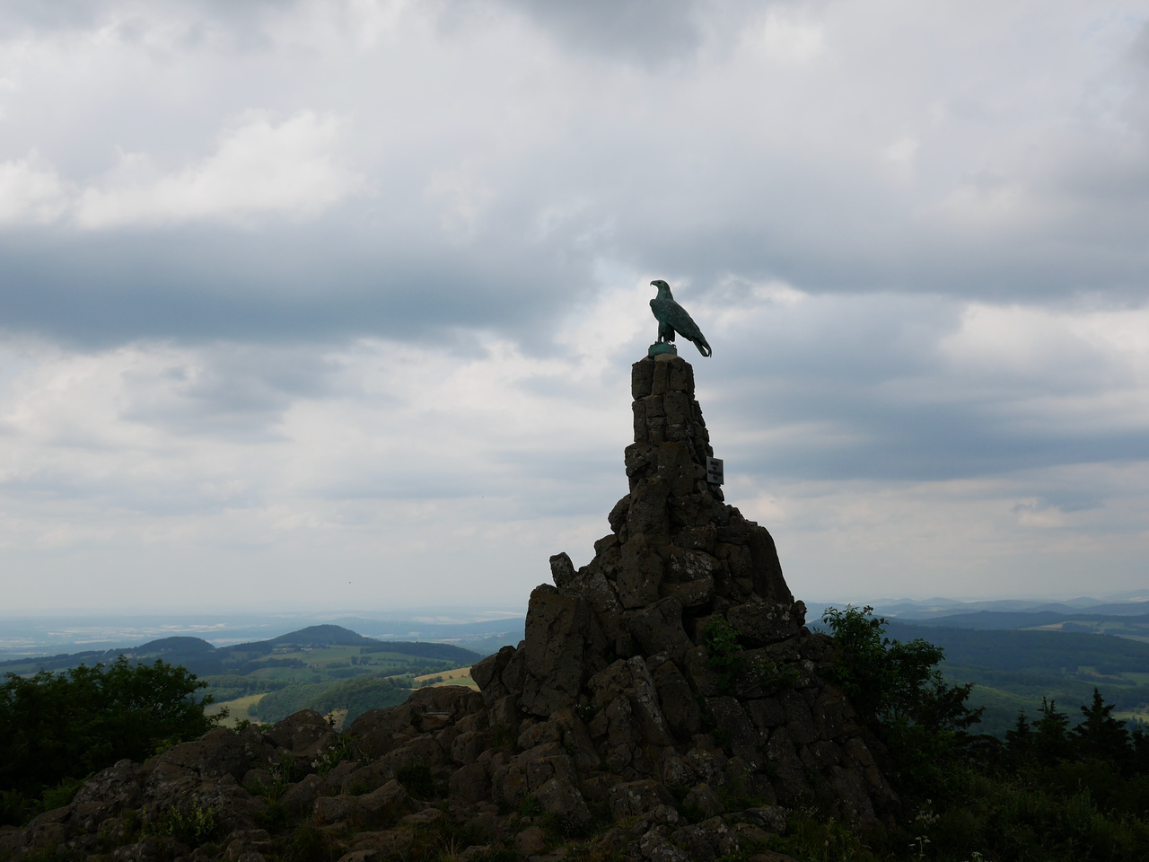 Fliegerdenkmal auf der Wasserkuppe. Foto: Pauline Bietau