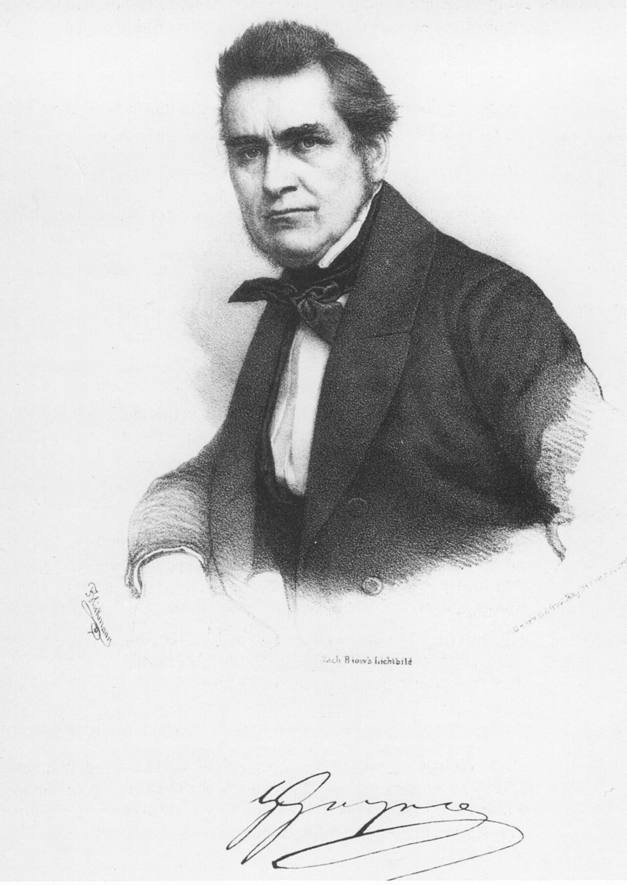 Heinrich von Gagern. Foto: Lithographie von Fritz Hickmann, als gemeinfrei gekennzeichnet; https://upload.wikimedia.org/wikipedia/commons/4/46/Heinrich_von_Gagern1.jpg Heinrich von Gagern. Foto: Lithographie von Fritz Hickmann, als gemeinfrei gekennzeichnet; https://upload.wikimedia.org/wikipedia/commons/4/46/Heinrich_von_Gagern1.jpg